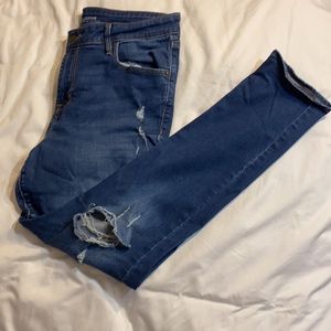 Old Navy Mid-Rise Rockstar Distressed Jeans